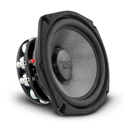 PRO-CF69.4NR Neodymium Carbon Fiber Water resistant Cone Mid-Bass Loudspeaker 300 Watts Rms 4-Ohm