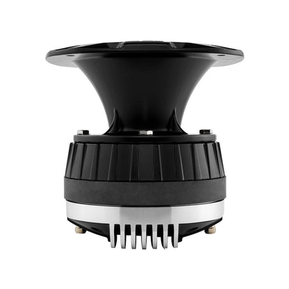 PRO-DKN1XS Throat Bolt On Neodymium Driver with Spacer, 2" Throat Titanium Voice Coil 640 Watts and PRO-HA52/BK Horn 680 Watts 118dB 8-Ohm Mounting Depth 5.22" Throat