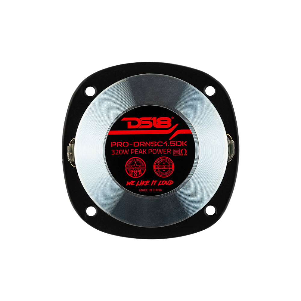 PRO-DRNSC1.5DK 1" Neodymium Driver And Horn Kit 160 Watts 1.5" Polyimide 8-Ohm Vc