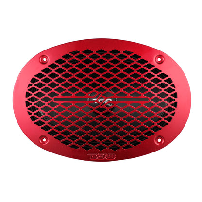 PRO-GRILL69MS/RD 6x9" Universal Shallow Metal Mesh Speaker Grill