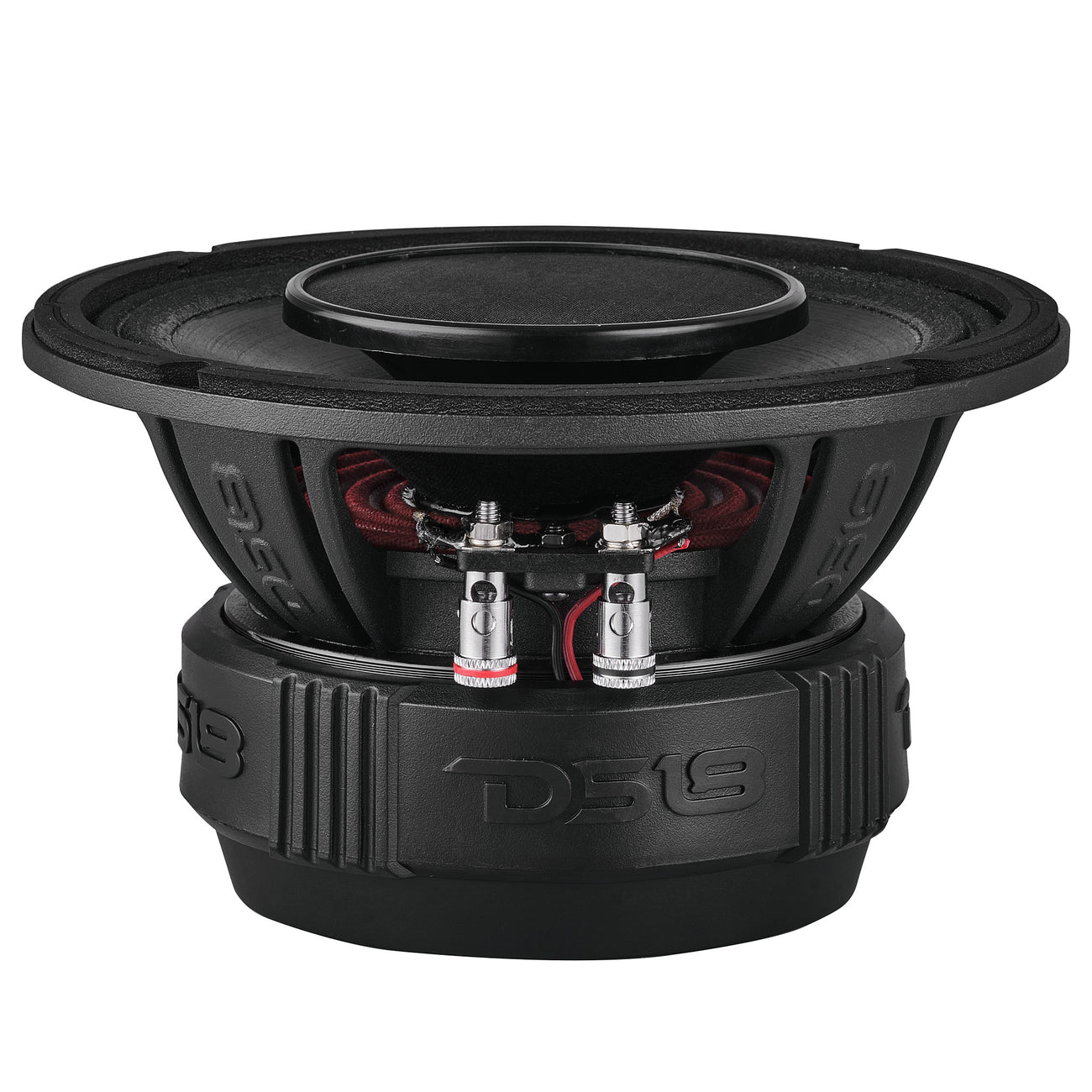 Altavoz coaxial híbrido de rango medio PRO-HY6.4B resistente al agua con cono y controlador incorporado, 225 vatios RMS, 4 ohmios 