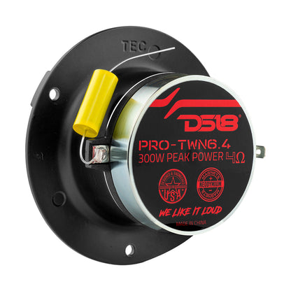 PRO-TWN6.4 High Compression Neodymium Tweeter 150 Watts 1.5 " Polyimide 4-Ohm Vc