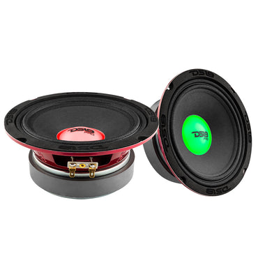 Altavoz de gama media PRO-X6.4RGBCAP con tapa antipolvo y luz RGB, 250 vatios RMS, 4 ohmios 