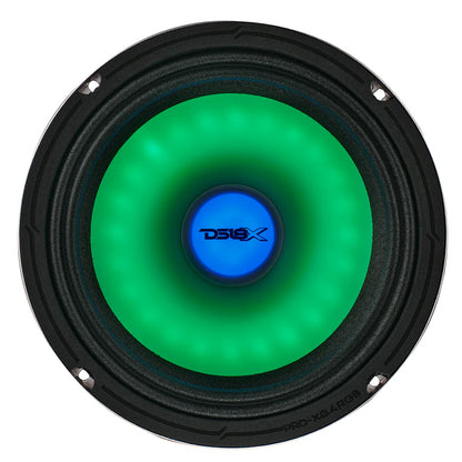 PRO-X8.4RGB 8" Mid-Range Loudspeaker with Dual RGB LED For Cone & Dust Cap 275 Watts 4-Ohm