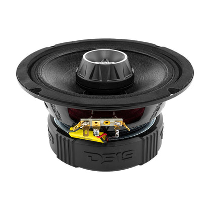 PRO-ZT6 Coaxial Mid-Range Loudspeaker with Water Resistant Cone Built-in Bullet Tweeter and Grill 225 Watts Rms 4-Ohm