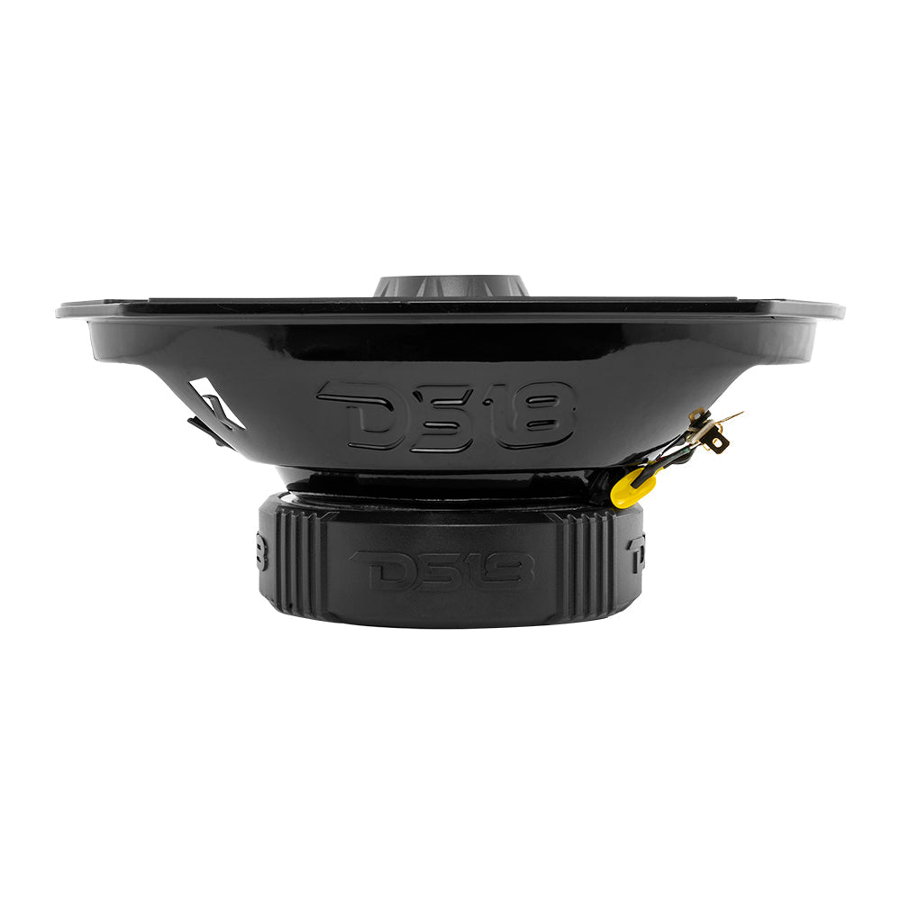 PRO-ZT69 Coaxial Mid-Range Loudspeaker with Water Resistant Cone Built-in Bullet Tweeter and Grill 275 Watts Rms 4-Ohm