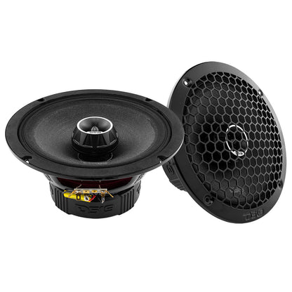 PRO-ZT8 Coaxial Mid-Range Loudspeaker with Water Resistant Cone Built-in Bullet Tweeter and Grill 275 Watts Rms 4-Ohm