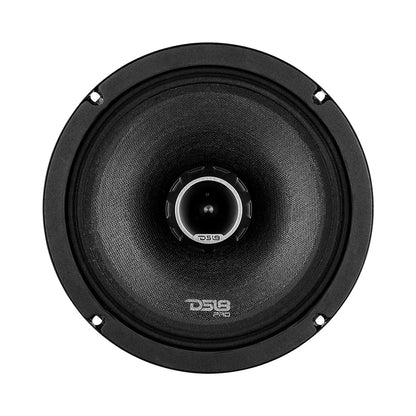 PRO-ZT8 Coaxial Mid-Range Loudspeaker with Water Resistant Cone Built-in Bullet Tweeter and Grill 275 Watts Rms 4-Ohm