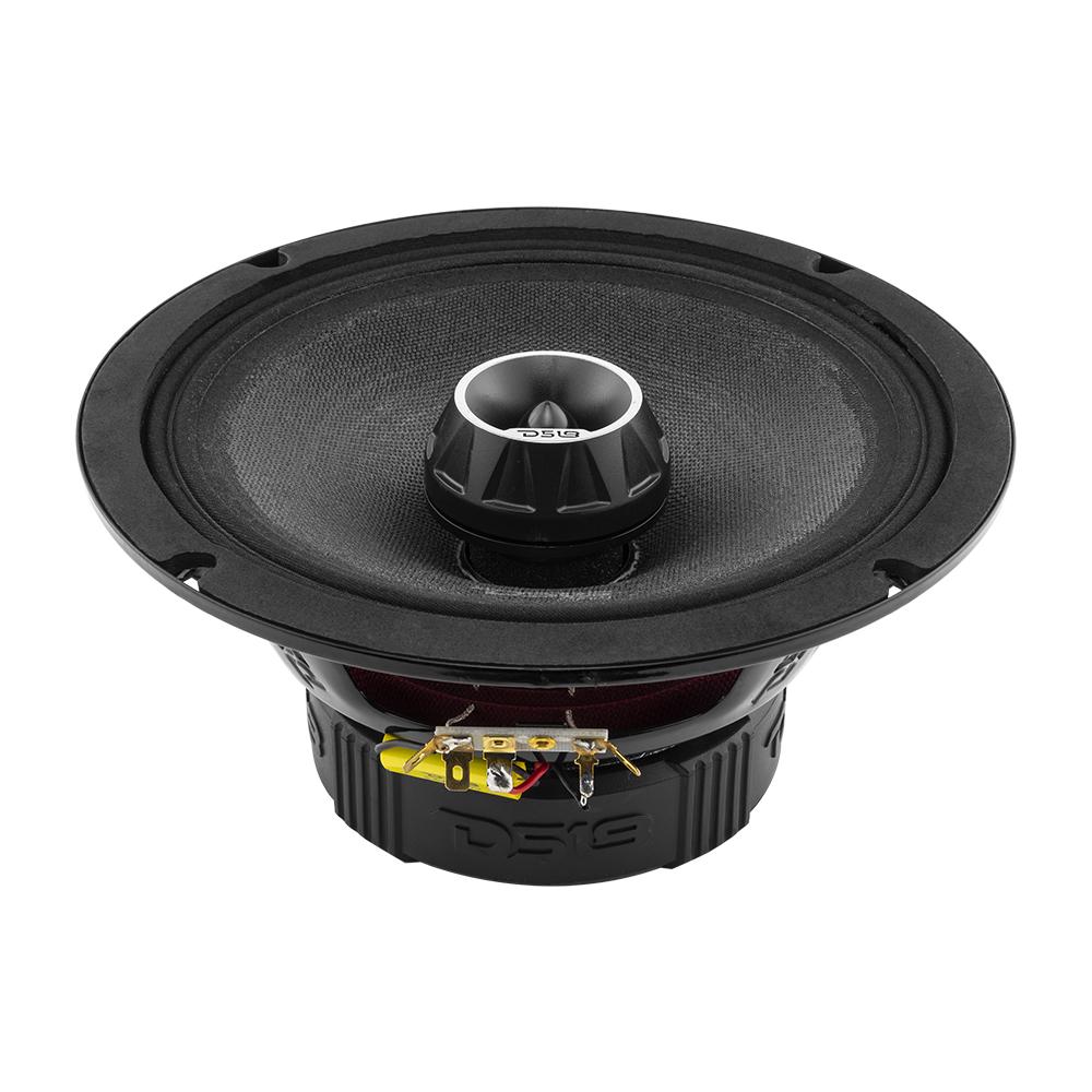 PRO-ZT8 Coaxial Mid-Range Loudspeaker with Water Resistant Cone Built-in Bullet Tweeter and Grill 275 Watts Rms 4-Ohm