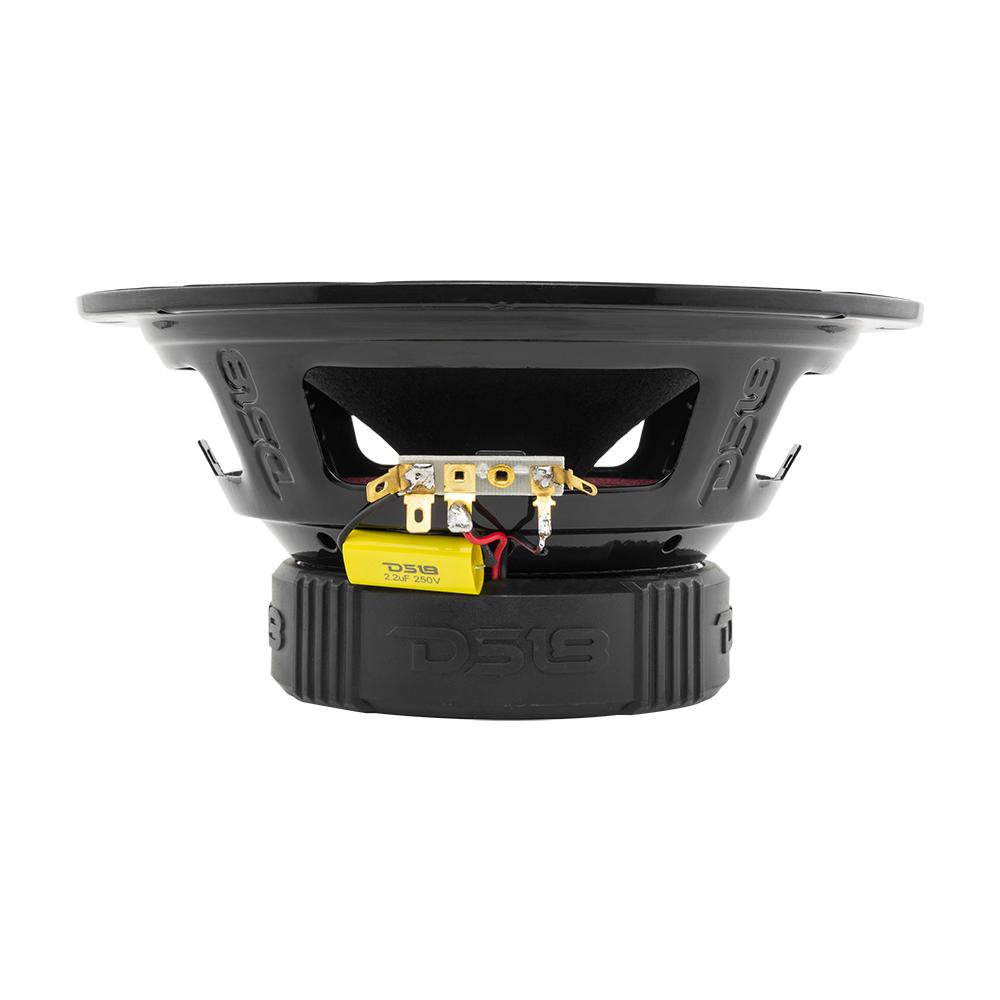 PRO-ZT8 Coaxial Mid-Range Loudspeaker with Water Resistant Cone Built-in Bullet Tweeter and Grill 275 Watts Rms 4-Ohm