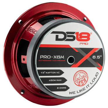 PRO-X6M DS18 PRO-X 6.5 Mid-Range Loudspeaker 250 Watts Rms 8-Ohm