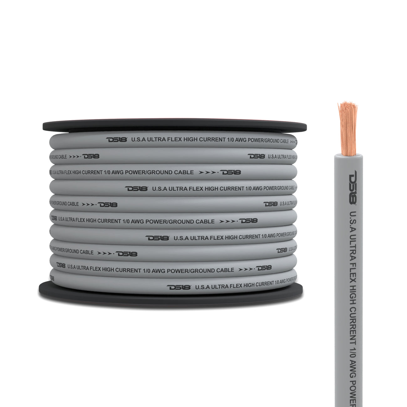 PW-8GA-250SLV 8-GA CCA Ground, Power Cable, 250 Feet