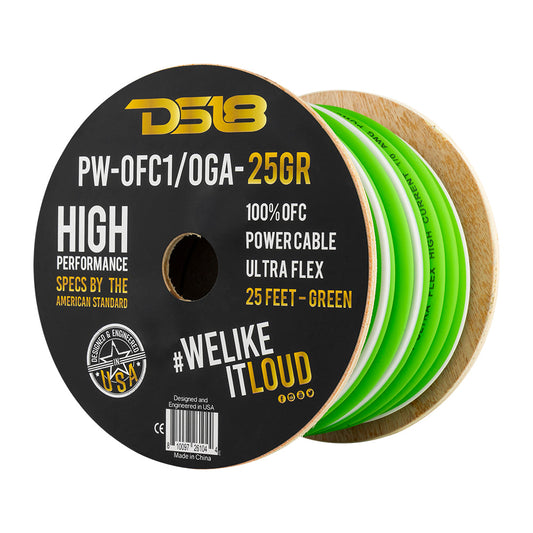 PW-OFC1/0GA-25GR 1/0-GA 100% OFC Ground, Power Cable, 25 Feet