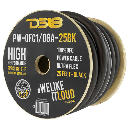 PW-OFC1/0GA-25BK Power Wire