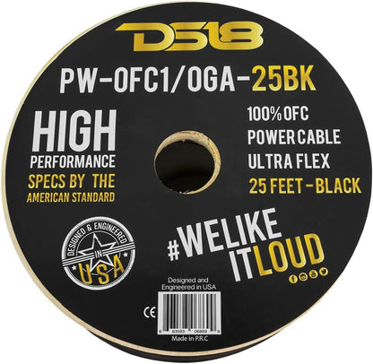 PW-OFC1/0GA-25BK Power Wire