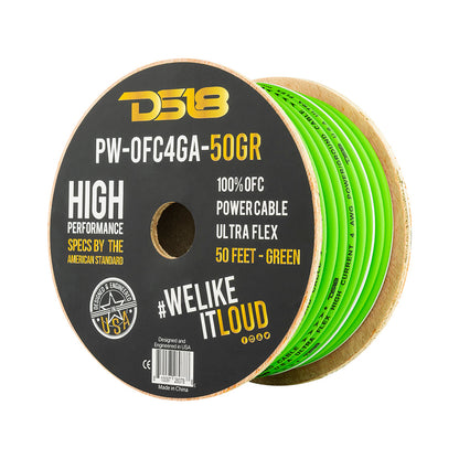 PW-OFC4GA-50YL 4-GA 100% OFC Ground, Power Cable, 50 Feet