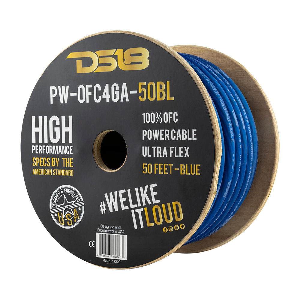 PW-OFC4GA-50YL 4-GA 100% OFC Ground, Power Cable, 50 Feet