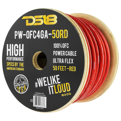 PW-OFC4GA-50YL 4-GA 100% OFC Ground, Power Cable, 50 Feet