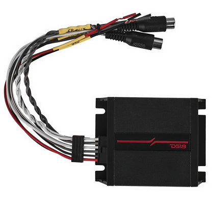 QHL4 4-Channel Lossless Audio Line Output Converter with Auto Turn-On And Speaker Emulator