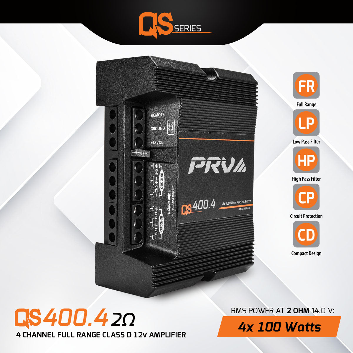 PRV QS400.4 2Ω