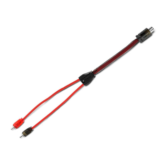 R1F2M Level 2 100% OFC RCA Y Connector 1 Female to 2 Male