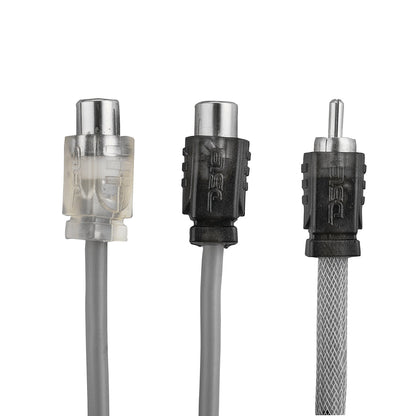 R1M2F/SLV Ultra Flex 100% OFC RCA Y Connector 1 Male/2 Female