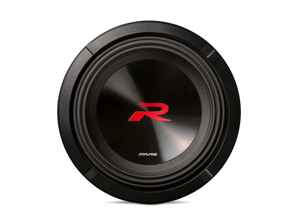 R2-W10D4 ALPINE R2 SERIES 10 SUBWOOFER WITH DUAL 4-OHMVOICE COILS 2250 WATTS PEAKS