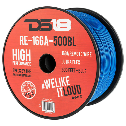 RE-16GA-500BL 16-GA Remote Wire Primary Wire 500 Feet