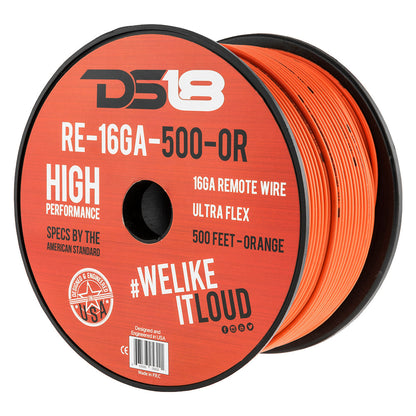 RE-16GA-500OR 16-GA Remote Wire Primary Wire 500 Feet