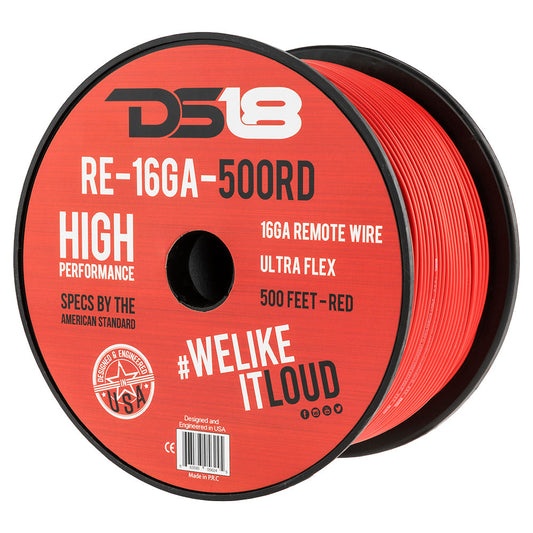 RE-16GA-500RD 16-GA Remote Wire Primary Wire 500 Feet