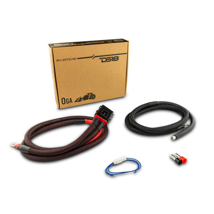 RY-KIT0.HD Ryder 0-GA Amplifier OFC Installation Kit for Harley Davidson