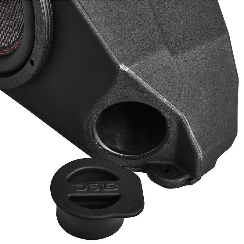 RZR-GBSUB10LD Polaris RZR Glove Box 10" Subwoofer Enclosure 1200 Watts Carbon Fiber Subwoofer