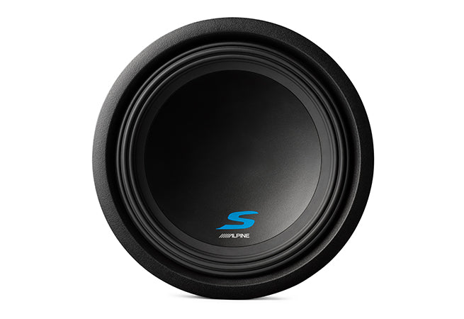 S-W12D4 ALPINE S-SERIES 12 SUBWOOFER WITH DUAL 4-OHM VOICE COILS