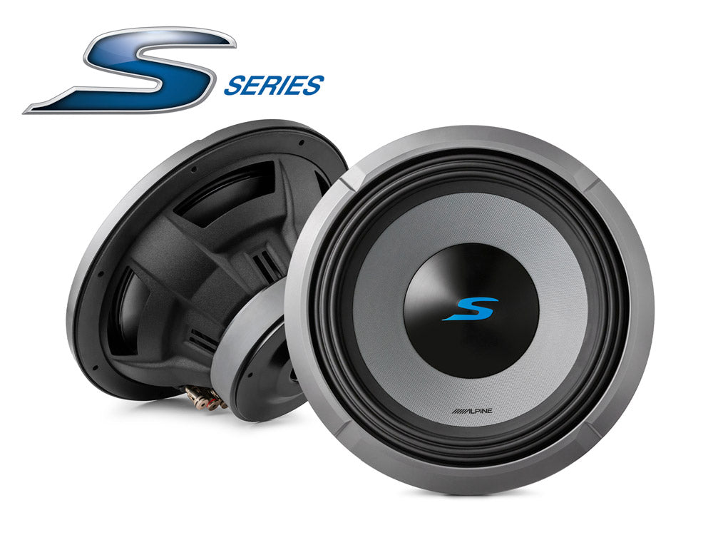 S2-W12D2 ALPINE S2-SERIES 12 SUBWOOFER WITH DUAL 2-OHM VOICE COILS