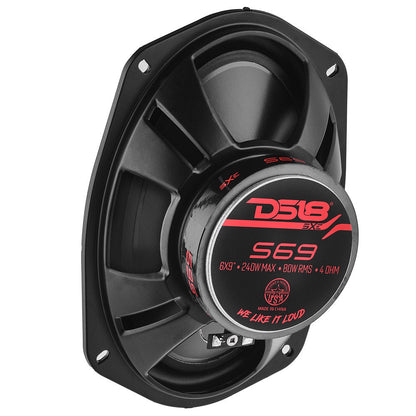 S69 3-Way Coaxial Speaker 240 Watts 4-Ohm