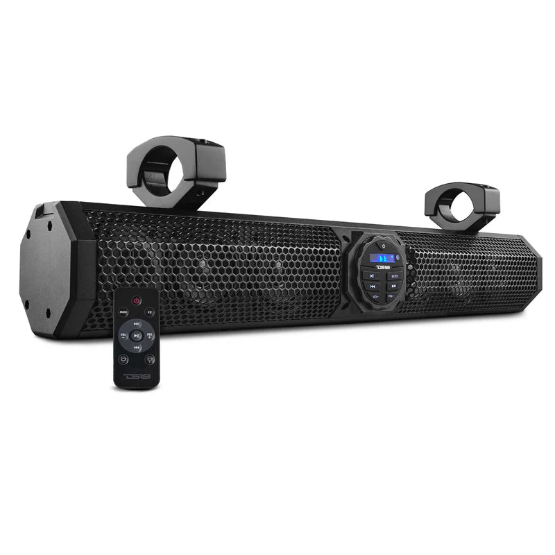 SB24BTX 24" Marine Sound Bar Speaker System, 6 Speakers 600 Watts, Bluetooth® v5.0, Rotating Control Panel