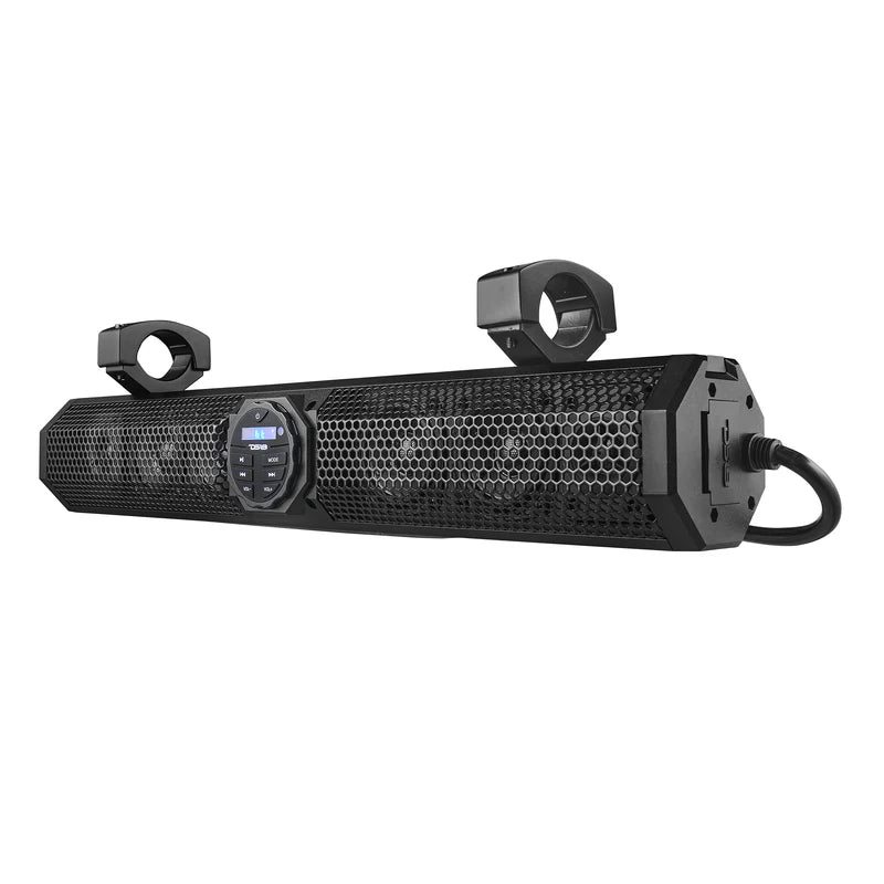 SB24BTX 24" Marine Sound Bar Speaker System, 6 Speakers 600 Watts, Bluetooth® v5.0, Rotating Control Panel