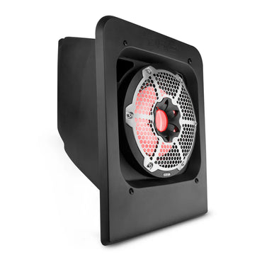 SLG-RSUB10LD Polaris Slingshot Rear Subwoofer Enclosure Loaded | NXL-10SUB/BK and RGB LED Lights | Fits Either Passenger or Driver Side | 2015 - Current