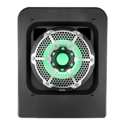 SLG-RSUB10LD Polaris Slingshot Rear Subwoofer Enclosure Loaded | NXL-10SUB/BK and RGB LED Lights | Fits Either Passenger or Driver Side | 2015 - Current
