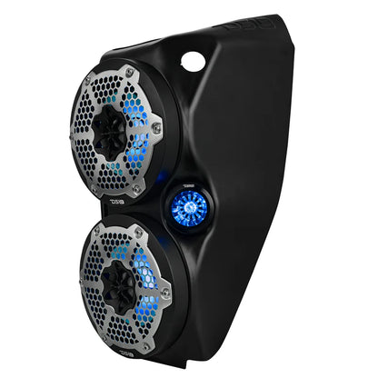 SLG-WFCC66 Polaris Slingshot Waterfall Center Console Empty Enclosure fits 2 x 6.5" Speakers & 2 x 2.28" Bullet Tweeter | 2015 - Current