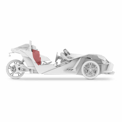 SLG-WFCC66LD Polaris Slingshot Waterfall Center Console Loaded | 2 x NXL-IQ6/BK & 2 x PRO-TW7LD and Digital LED Lights | 2015 - Current