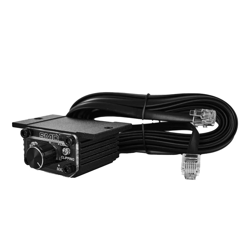 SMD-200.4AB SMD 4-Channel Class AB Amplifier with VM-1 Voltmeter and Digital LED Lights 4 x 200W at 2-ohm - Steve Meade Designs