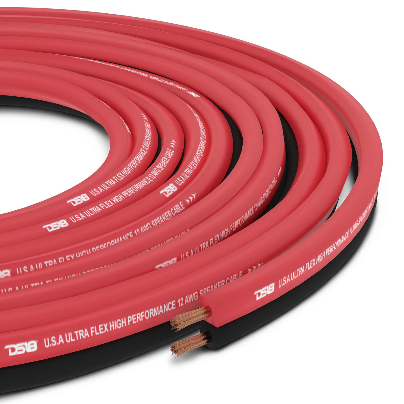 SW-12GA-500RB-2 12-GA Speaker Wire 500 Feet - Red