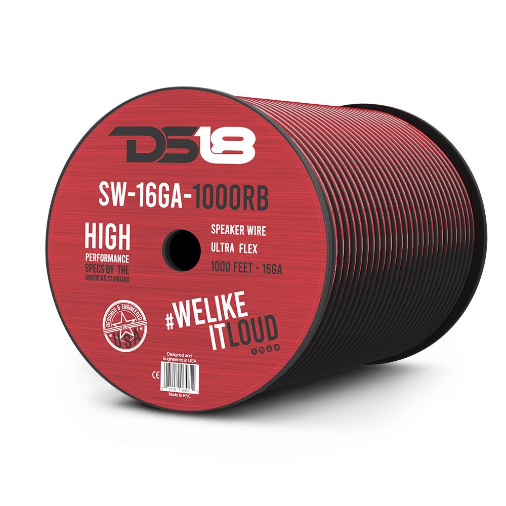 SW-16GA-1000RB 16-GA Speaker Wire 1000 Feet - Red