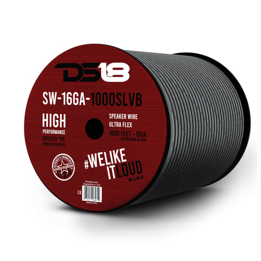 SW-16GA-1000SLVB Speaker Wire