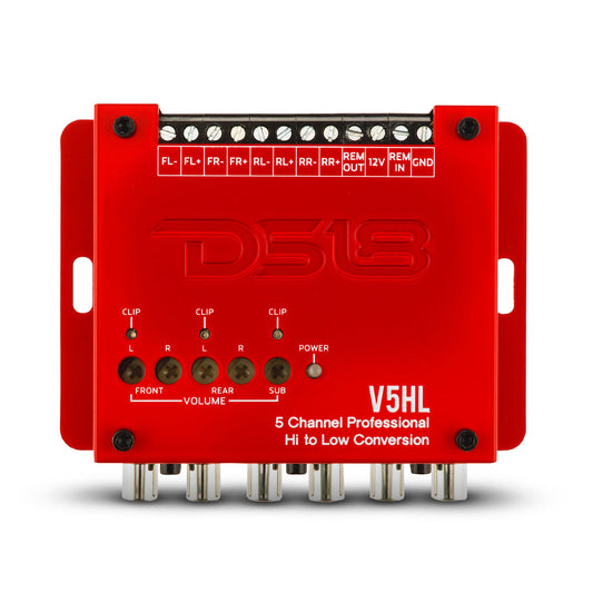 V5HL Hi/Lo Converter 5-Channel with 12 Volt Trigger Output (Remote out)