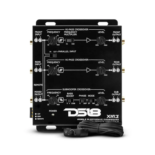 XM3 DS18 3-Way Active Crossover with Sub-Level Control