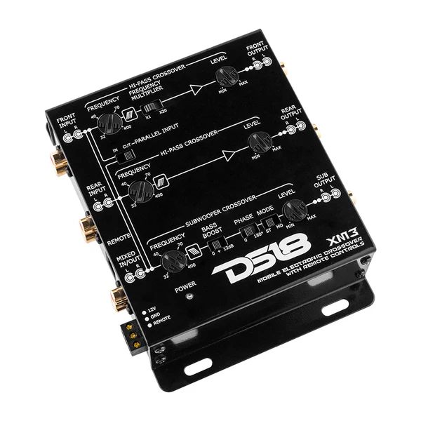 XM3 DS18 3-Way Active Crossover with Sub-Level Control