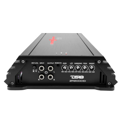 ZR2000.1D 1-Channel Class D Amplifier 2000 Watts Rms @ 1-Ohm