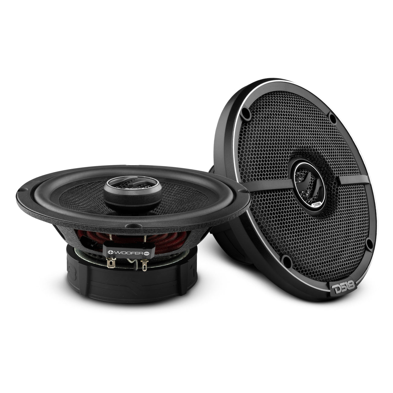 ZXI-654 2-Way Coaxial Speakers with Kevlar Cone 80 Watts Rms 4-Ohm